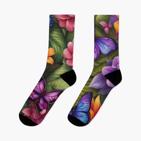Item preview, Vibrant flowers, butterflies and plants, to bring cheer into your day. designed and sold by Kaleddis.