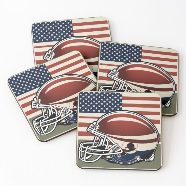 Item preview, USA ,AMERICAN FOOTBALL,FLAG,HELMET, designed and sold by Eandbeyond.