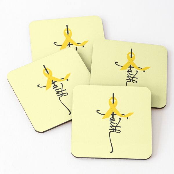 Item preview, Faith Awareness Ribbon (yellow) designed and sold by CaitlynConnor.