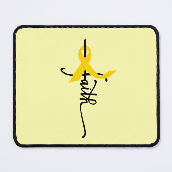 Item preview, Faith Awareness Ribbon (yellow) designed and sold by CaitlynConnor.