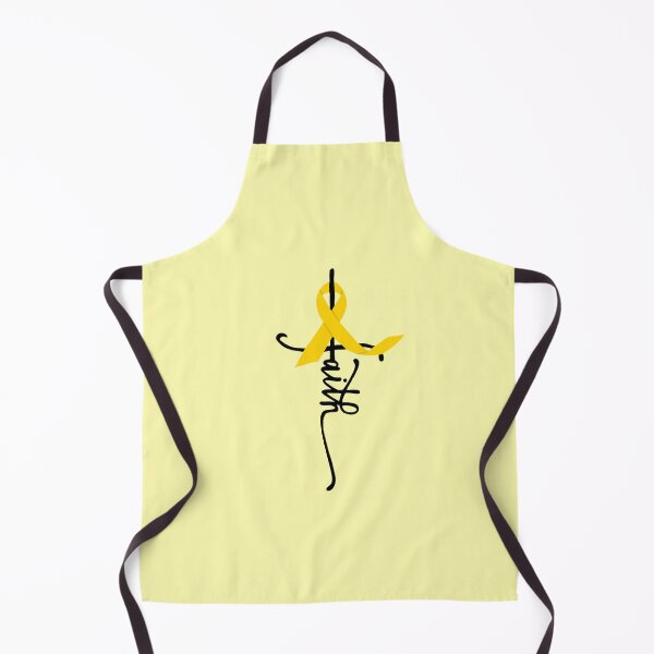 Item preview, Faith Awareness Ribbon (yellow) designed and sold by Chronic Illness Awareness Shop.