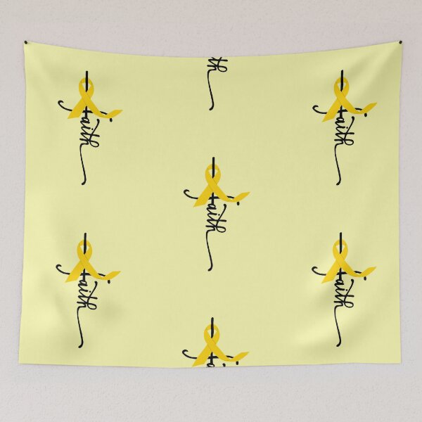 Item preview, Faith Awareness Ribbon (yellow) designed and sold by CaitlynConnor.
