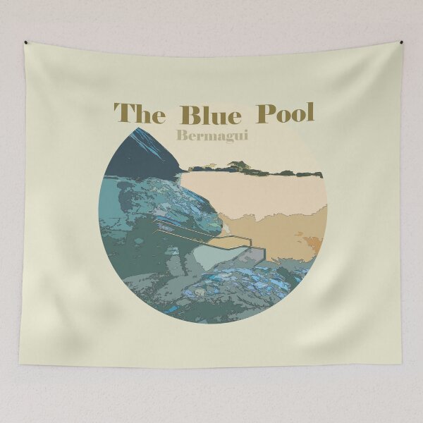 Item preview, the blue pool bermagui retro scene designed and sold by Brett Thompson.
