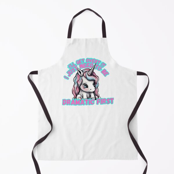 Item preview, I'll Get over it I just need to be dramatic first cute sad unicorn  designed and sold by CyberArtistOne.