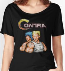 Contra Vintage Heros Pixels Women's Relaxed Fit T-Shirt
