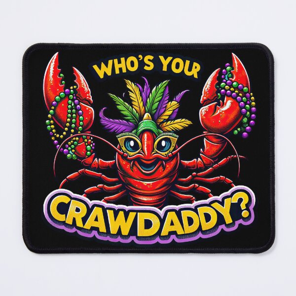 Item preview, Mardi Gras "Who's Your Crawdaddy" Festive Tee designed and sold by MAPDDesigns.