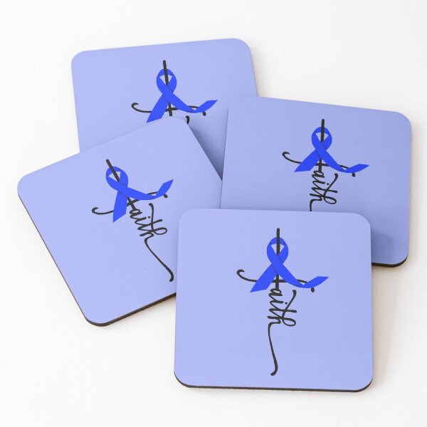 Item preview, Faith Awareness Ribbon (Blue) designed and sold by CaitlynConnor.