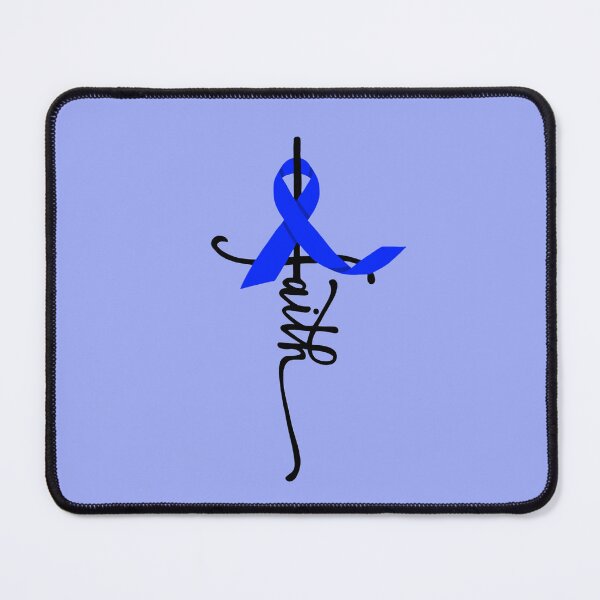 Item preview, Faith Awareness Ribbon (Blue) designed and sold by Chronic Illness Awareness Shop.