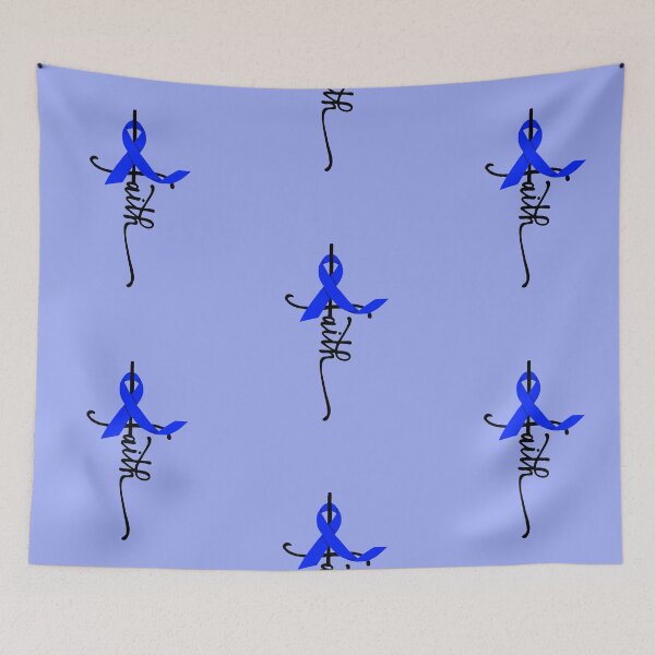 Item preview, Faith Awareness Ribbon (Blue) designed and sold by CaitlynConnor.