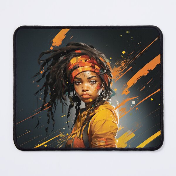Item preview, Butter Glow Essence: Afrofuturism Art designed and sold by UrbanEthnicArts.