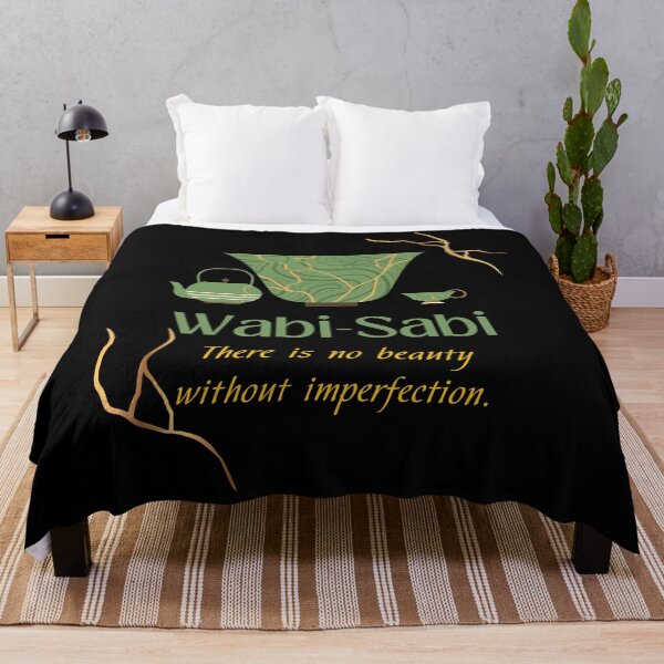 Item preview, Kintsugi art and Wabi sabi quote: There is no beauty without imperfection. designed and sold by CachoGlorious.