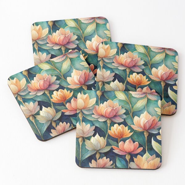 Item preview, Beautiful Detailed Watercolor Flowers designed and sold by MakeInShop.