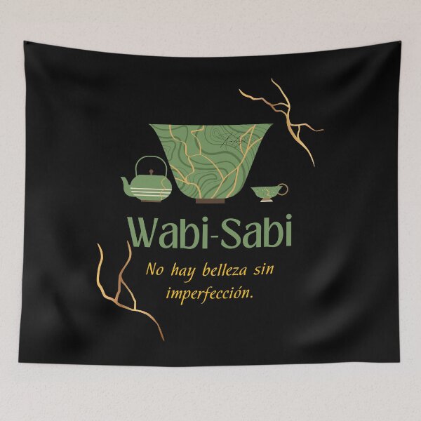 Item preview, Kintsugi art and Wabi sabi quote: There is no beauty without imperfection. designed and sold by CachoGlorious.