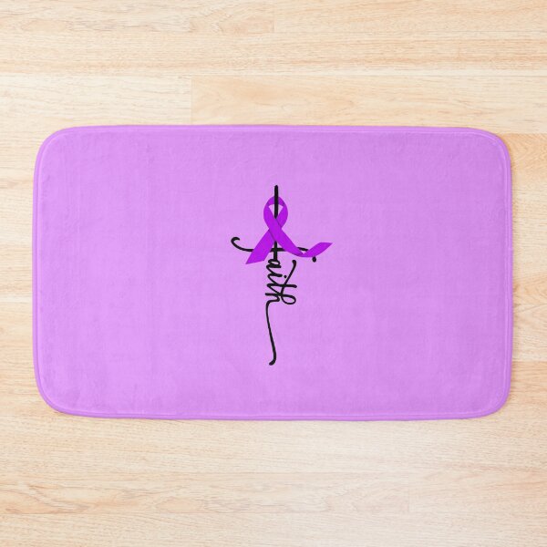 Item preview, Faith Awareness Ribbon (purple) designed and sold by Chronic Illness Awareness Shop.
