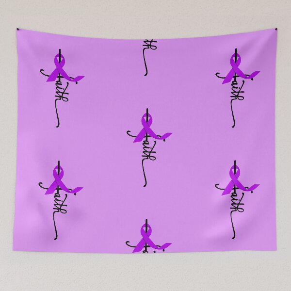Item preview, Faith Awareness Ribbon (purple) designed and sold by CaitlynConnor.