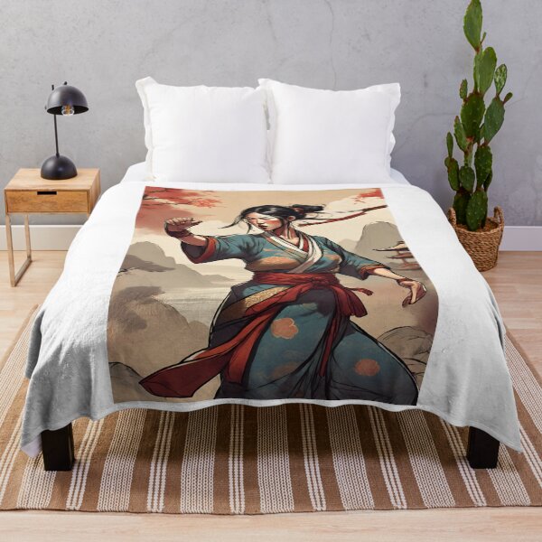 Aperçu de l'œuvre Fille d'arts martiaux (silvergoldvisionary) créée et vendue par SGVisionary.