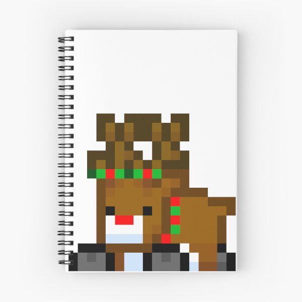 Item preview, Rudolph Reindeer 18x18 pixel art. designed and sold by KORARU-co.
