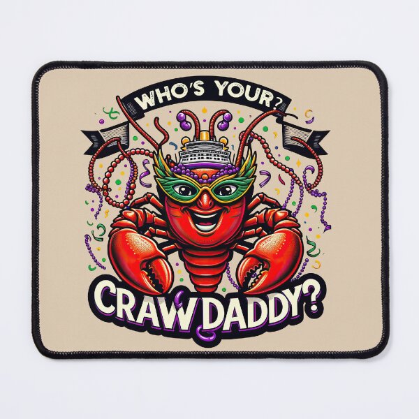 Item preview, Mardi Gras "Who's Your Crawdaddy" Festive Tee designed and sold by MAPDDesigns.