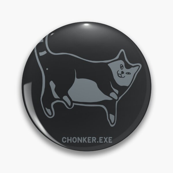 Item preview, Cat exe has stopped working. Cute chonker laying on the floor in grey ink designed and sold by martodesign.