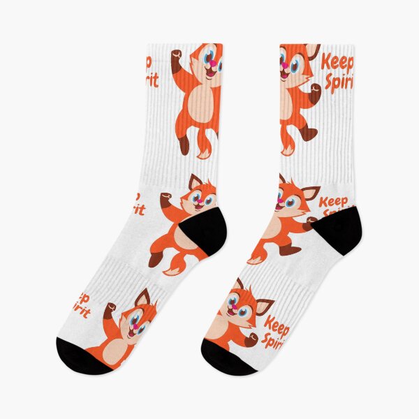 Item preview, Keep Spirit Cartoon Fox designed and sold by BrandRevolution.