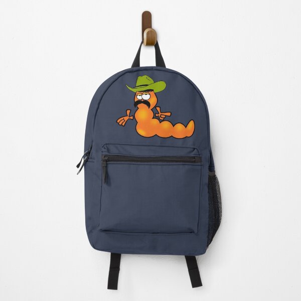 Item preview, A funny orange caterpillar cowboy with a green hat. designed and sold by VugArtShop.
