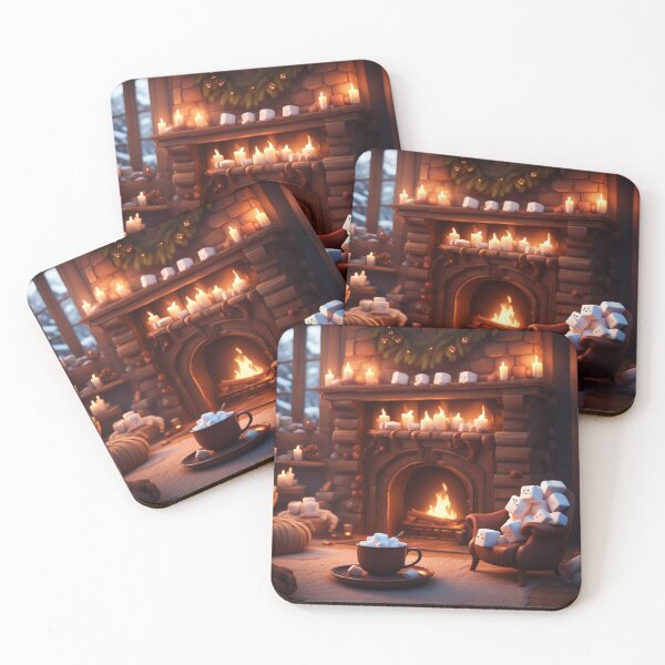 Item preview, Cocoa Hearth: Creatures' Cozy Tales by the Marshmallow Flames designed and sold by RealisticAi.
