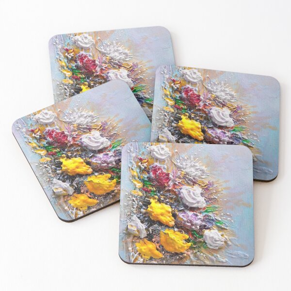 Item preview, Bouquet of roses from all colors, modern, painting designed and sold by clon-dot-net.
