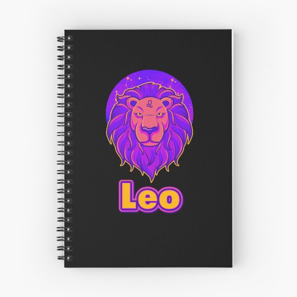 Item preview,  Colorful Daily Horoscopes Leo zodiac- Horescope/SunSign Theme  on  black back ground designed and sold by CosmicNook1.