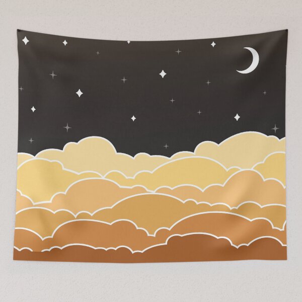 Item preview, Dark Gold Night Sky designed and sold by Emmiinnoo.