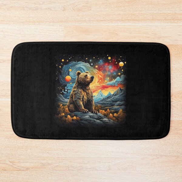 Item preview, Solitude in Brushstrokes: Captivating Lonely Bear Art designed and sold by WantStore.