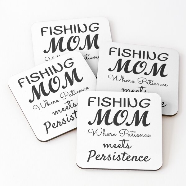 Item preview, Fishing Mom, where patience meets persistence. Fishing mom gift designed and sold by Verle-art.