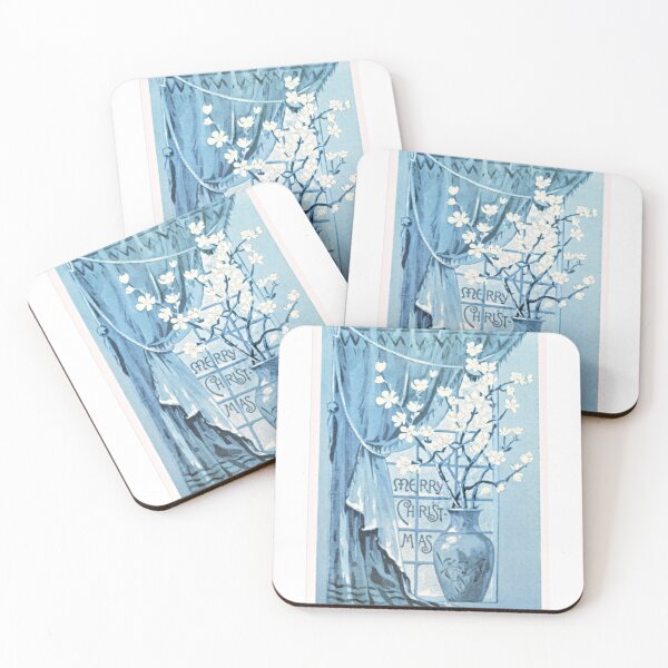 Item preview, Christmas Card Depicting a Vase of Flowers designed and sold by SkyisBright.