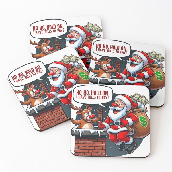 Item preview, Santa’s Financial Woes designed and sold by DotsAndDesigns.
