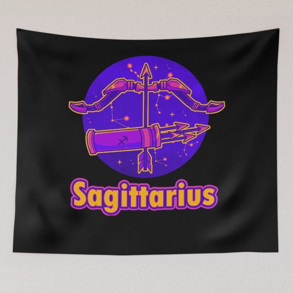 Item preview, Color  Daily Horoscopes Sagittaurius zodiac- Horescope/SunSign Theme  on  grey back ground designed and sold by CosmicNook1.