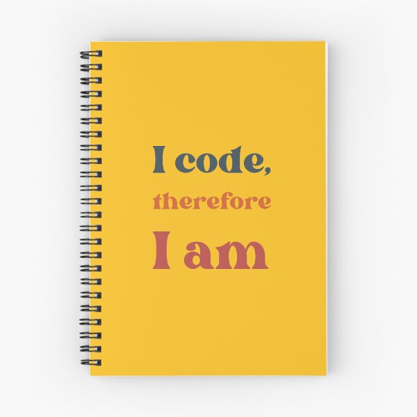 Item preview, Code Philosophy: I code, therefore I am. designed and sold by GiveMeMood.