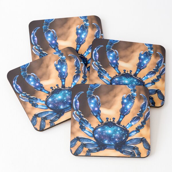 Item preview, Glass statue of a crab with a galaxy effect designed and sold by LordFalcon.