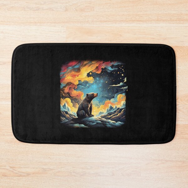 Item preview, Solitude in Fur: Captivating Lonely Bear Art designed and sold by WantStore.