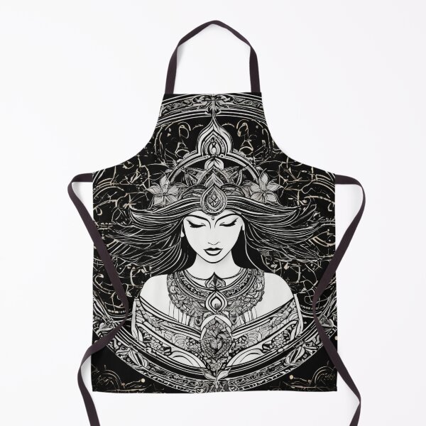 Item preview, a second symbol of spiritual women line black designed and sold by JangmiHorang.