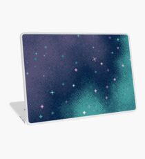 Lilac and Aqua Pixel Galaxy Laptop Skin
