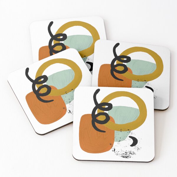 Item preview, Watercolor abstract shapes designed and sold by tapilipa.