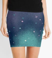 Minifalda Lila y Aqua Pixel Galaxy