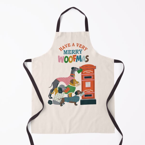 Item preview, Merry Woofmas Dogs and Christmas Post designed and sold by THE PRINTED SQUARE STUDIO.