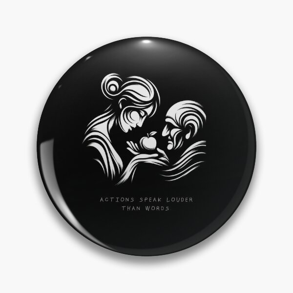 Item preview, Actions Speak Louder Than Words designed and sold by LineArtByLovi.
