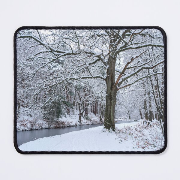 Item preview, Snowy Forest Canal designed and sold by assaf.
