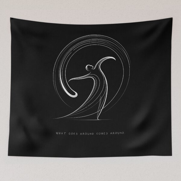 Item preview, What Goes Around Comes Around designed and sold by LineArtByLovi.