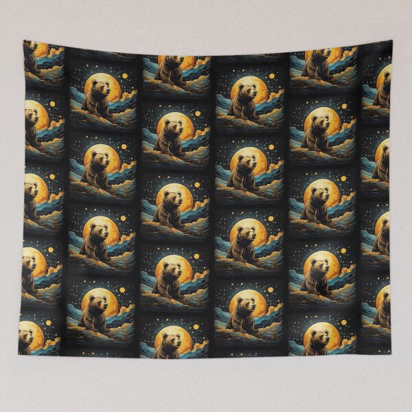 Item preview, Solitude Unleashed: A Lone Bear in Art designed and sold by WantStore.