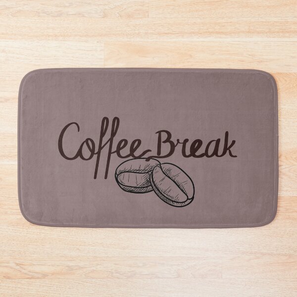 Item preview, COFFEE BREAK LOGO WITH COFFEE BEANS designed and sold by infinitearte.