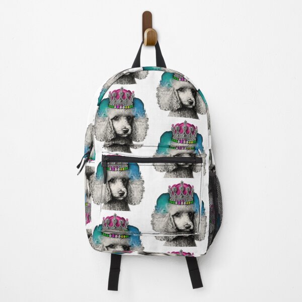 Item preview, Elegant Poodle with Crown Pop Art Print - Monarch of Fluff Artwork designed and sold by luxePprints.