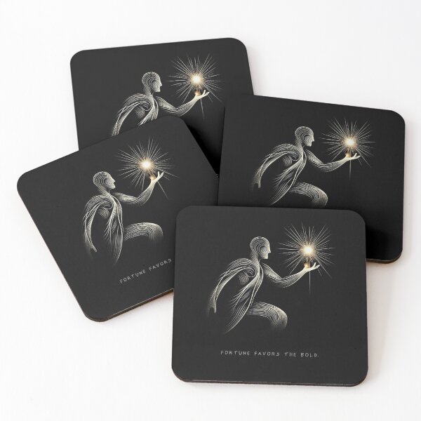Item preview, Fortune Favors The Bold designed and sold by LineArtByLovi.
