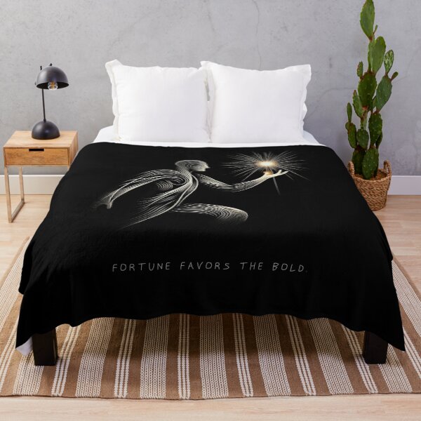 Item preview, Fortune Favors The Bold designed and sold by LineArtByLovi.